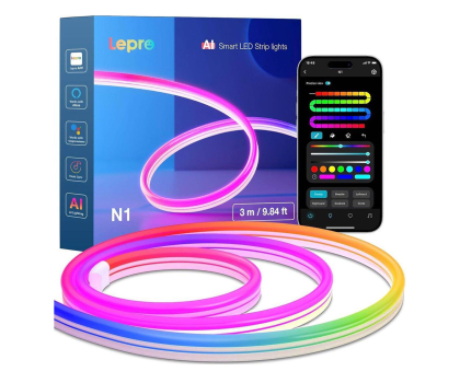 Inteligentne oświetlenie Lepro Lepro N1 3M AI - inteligentna taśma LED (3 metry)
